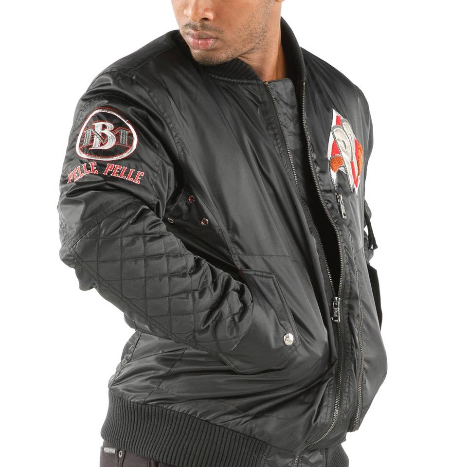 Pelle Pelle MB Cool Cat Black Satin Jacket