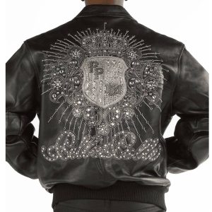 Pelle Pelle MB Crest Black Leather Jacket