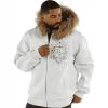 Pelle Pelle MB Crest Fur Hood White Jacket