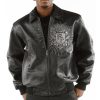 Pelle Pelle MB Crest Studded Black Jacket