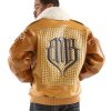 Pelle Pelle MB Fur Collar Mustard Bomber Jacket