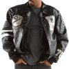 Pelle Pelle MB Letterman Black Leather Jacket
