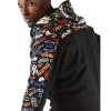 Pelle Pelle MB Repeat Black Hoodie For Men's