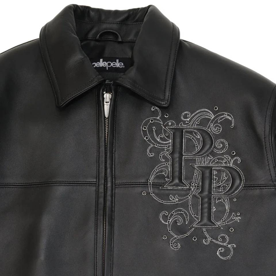 Pelle Pelle MB Shoulder Crest Black Men Jacket