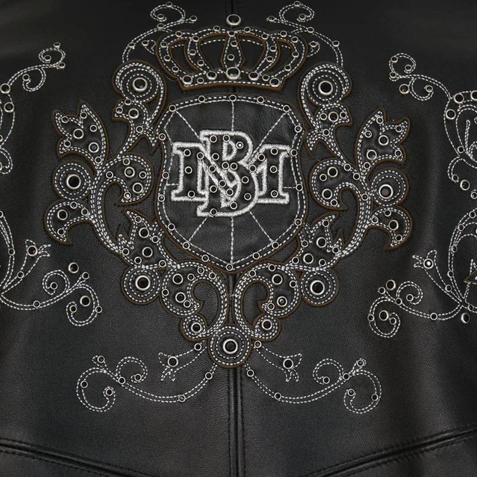 Pelle Pelle MB Shoulder Crest Black Men's Leather Jacket