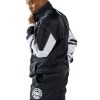 Pelle Pelle MB USA Jeans Velour Black & White Tracksuit
