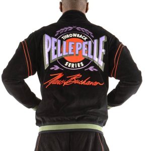 Pelle Pelle MB Velour Throwback Black Tracksuit For Men