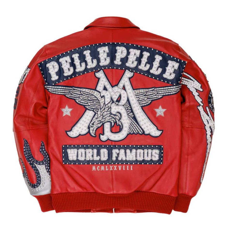 Pelle Pelle MB World Famous Red Leather Jacket