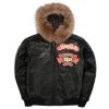 Pelle Pelle MB World Tour 1978 Black Jacket with Fur Hood