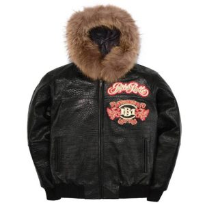 Pelle Pelle MB World Tour 1978 Black Jacket with Fur Hood