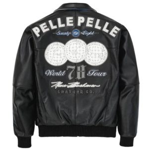 Pelle Pelle MB World Tour 1978 Black Leather Jacket