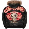 Pelle Pelle MB World Tour 1978 Black Leather Jacket with Fur Hood