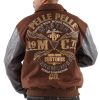Pelle Pelle MC Marc Buchanan 1978 World Domination Brown Wool Jacket