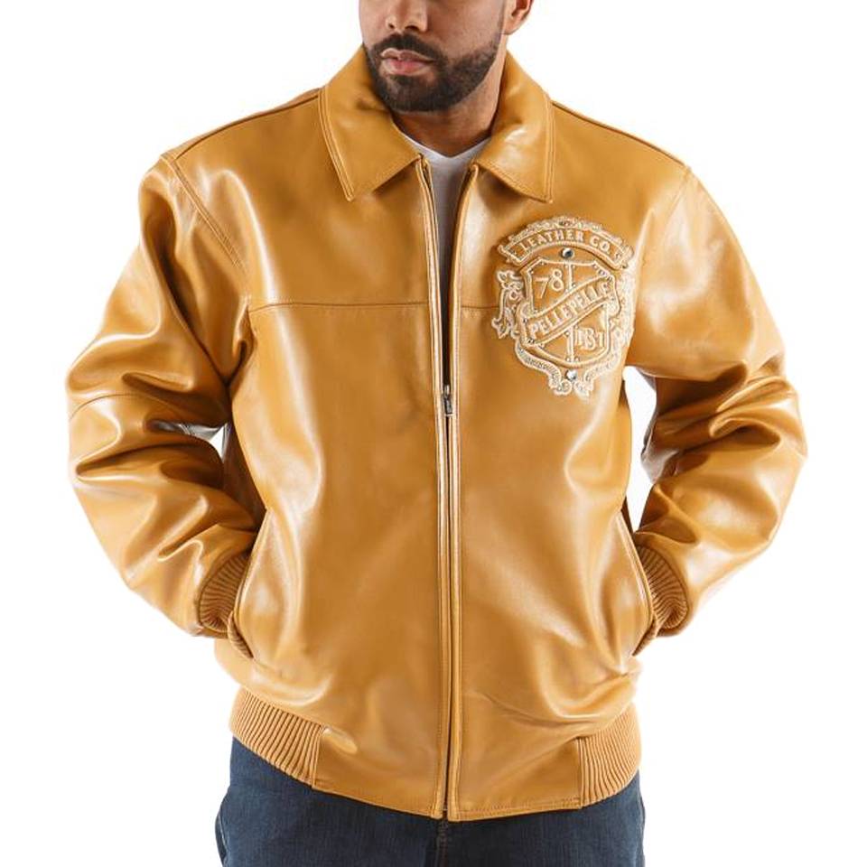 Pelle Pelle Marc Buchanan 78 Yellow Men Jacket