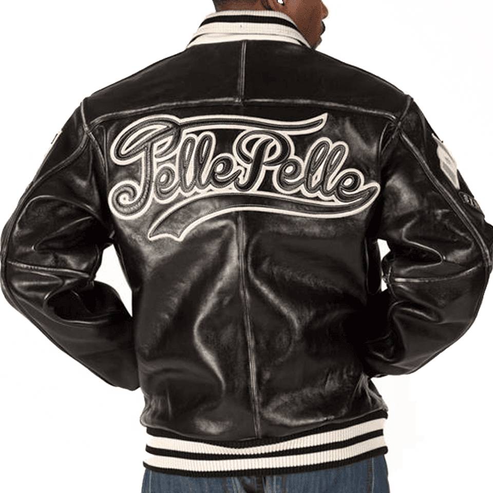 Pelle Pelle Marc Buchanan Black Bomber Leather Jacket
