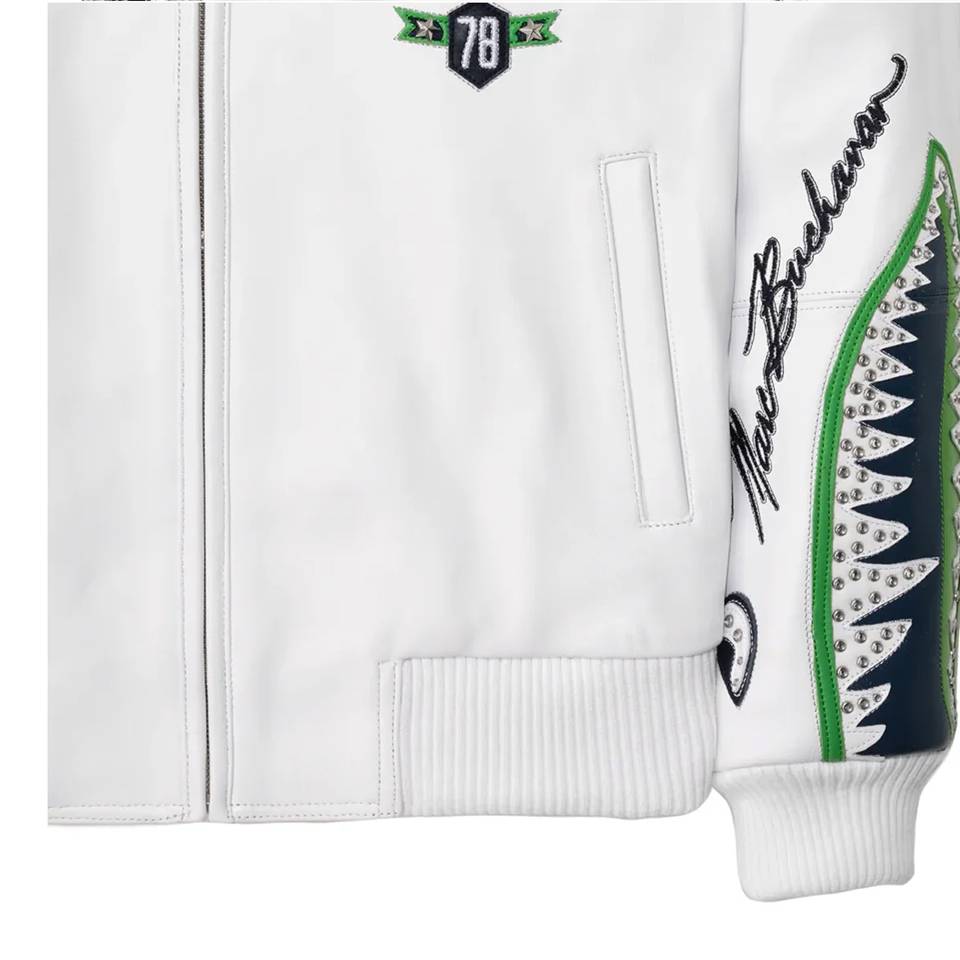 Pelle Pelle Marc Buchanan Bruiser White Plush Jacket
