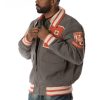 Pelle Pelle Marc Buchanan Grey Bomber Jacket