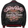 Pelle Pelle Marc Buchanan Legends Live Forever Black Leather Jacket