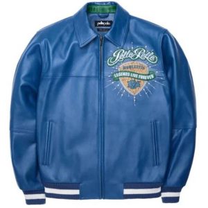 Pelle Pelle Marc Buchanan Legends Live Forever Blue Jacket