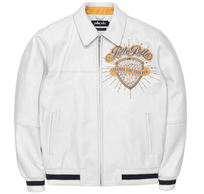 Pelle Pelle Marc Buchanan Legends Live Forever White Jacket
