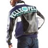 Pelle Pelle Marc Buchanan Purple Full Grain Leather Jacket