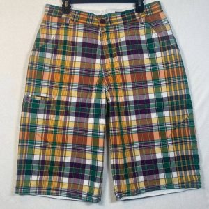 Pelle Pelle Marc Buchanan Reversible Plaid Shorts