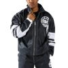 Pelle Pelle Marc Buchanan USA Jeans Velour Black Tracksuit