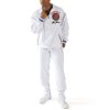 Pelle Pelle Marc Buchanan Velour Throwback White Poly- Cotton Tracksuit