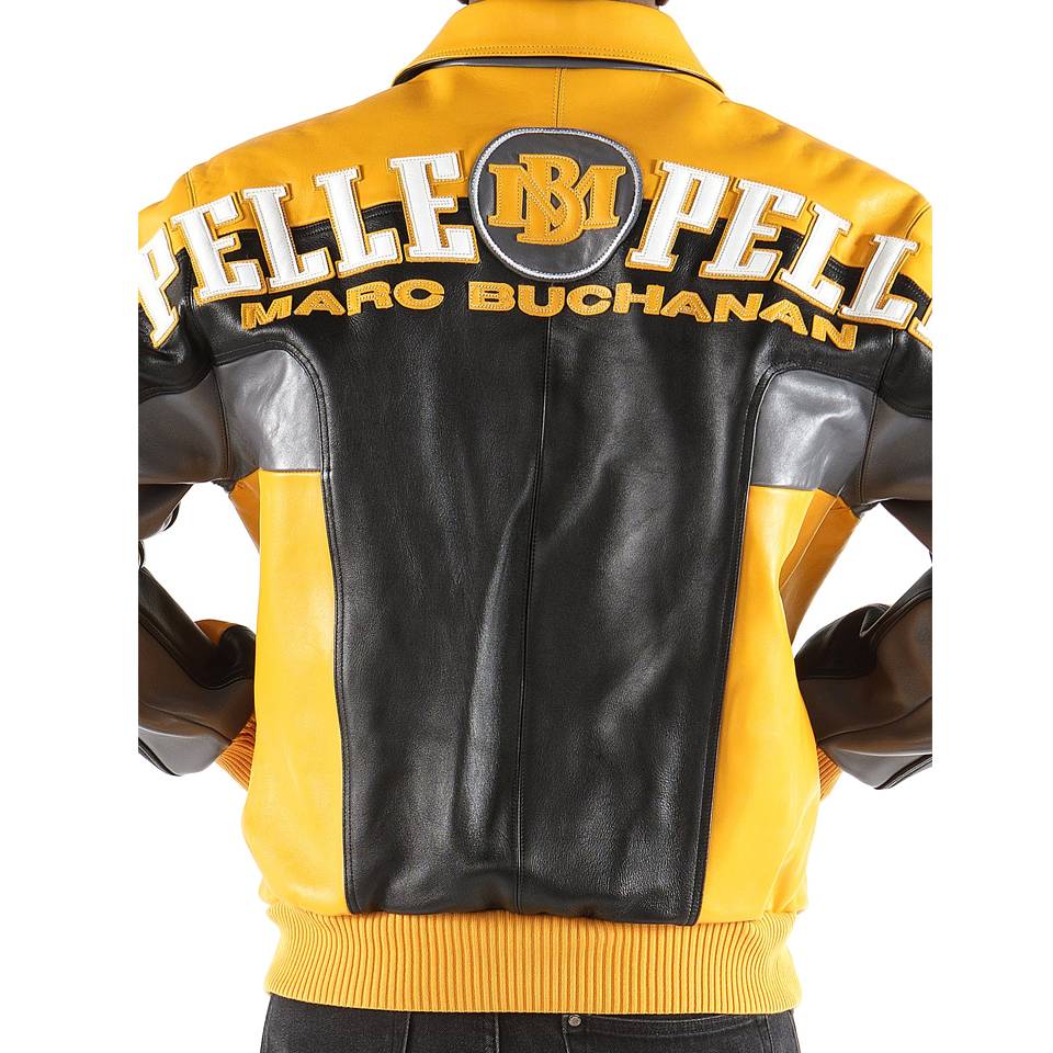 Pelle Pelle Marc Buchanan Yellow Leather Jacket