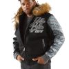 Pelle Pelle Men 1978 Exotic Black Fur Hood Jacket