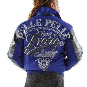 Pelle Pelle Men 1978 Exotic Blue Men's Jacket