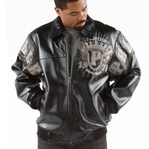 Pelle Pelle Men 1978 Prestige in Cabernet Alligator Black Jacket