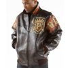Pelle Pelle Men 1978 Prestige in Cabernet Alligator Dark Brown Jacket