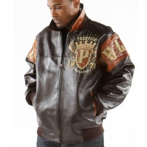 Pelle Pelle Men 1978 Prestige in Cabernet Alligator Dark Brown Jacket
