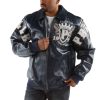 Pelle Pelle Men 1978 Prestige in Cabernet Alligator Navy Blue Jacket