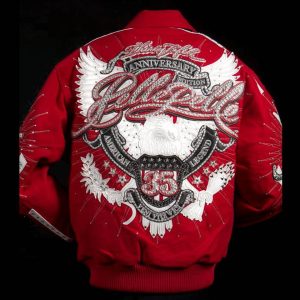 Pelle Pelle Men 35th Anniversary Red MB Wool Jacket