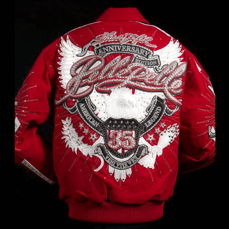 Pelle Pelle Men 35th Anniversary Red MB Wool Jacket