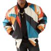 Pelle Pelle Men Abstract Multi Color Jacket
