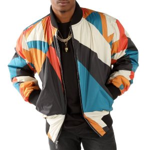 Pelle Pelle Men Abstract Multi Color Jacket