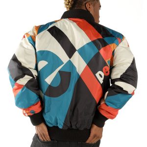 Pelle Pelle Men Abstract Multi Color Nylon Jacket