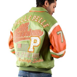 Pelle Pelle Men All American Celery Plush Leather Jacket