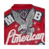 Pelle Pelle Men American Bruiser Red Plush Jacket