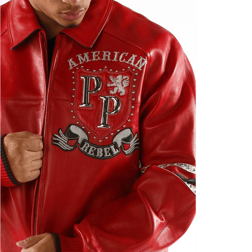 Pelle Pelle Men American Rebel MB 1978 Red Jacket