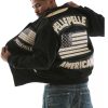 Pelle Pelle Men Americana Studded Black Jacket