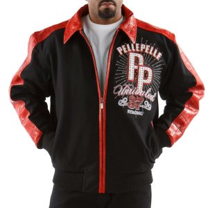 Pelle Pelle Men Avant Garde 1978 37 Years Strong Unrivaled 1978 Superior Supreme Black Wool Jacket