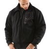 Pelle Pelle Men Black Eagle Jacket