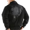 Pelle Pelle Men Black Eagle Wool Jacket