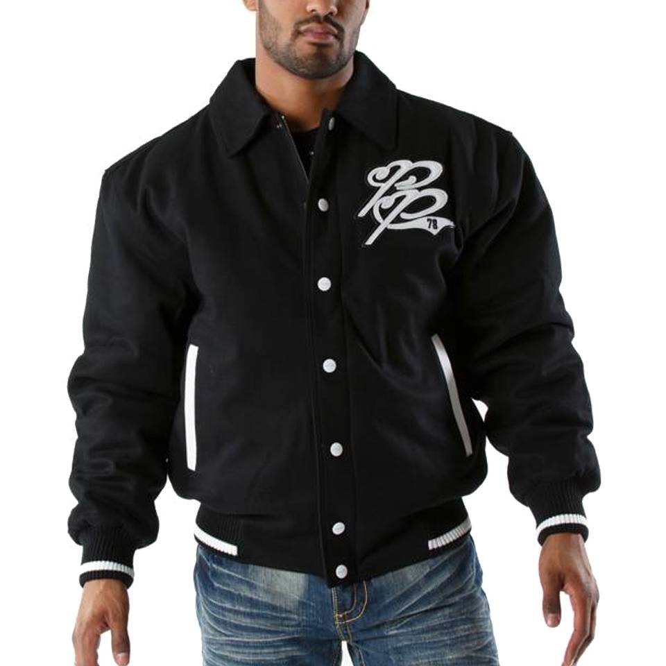 Pelle Pelle Men Black Marc Buchanan World Famous Jacket