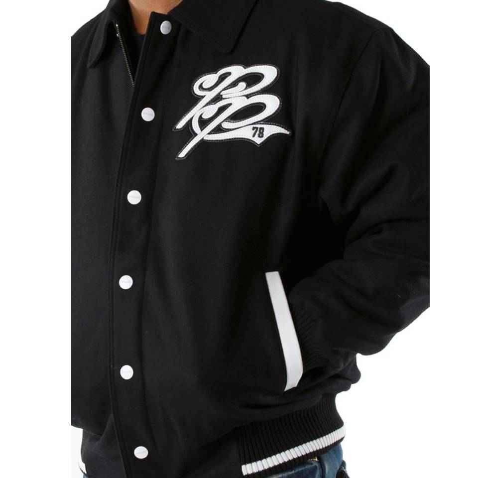 Pelle Pelle Men Black Marc Buchanan World Famous Wool Jacket