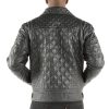 Pelle Pelle Men Black Quilted Biker Leather Jacket